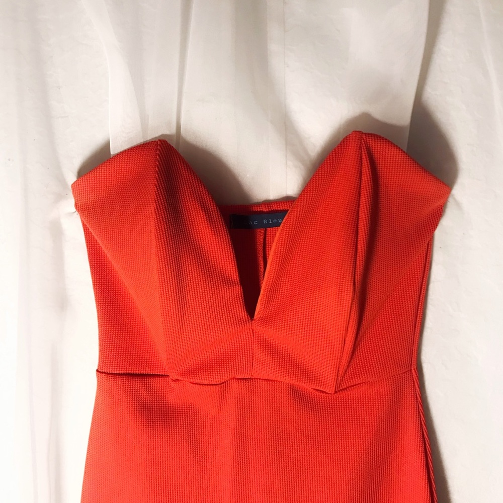 Red Cocktail Dress - Picture 4 of 8
